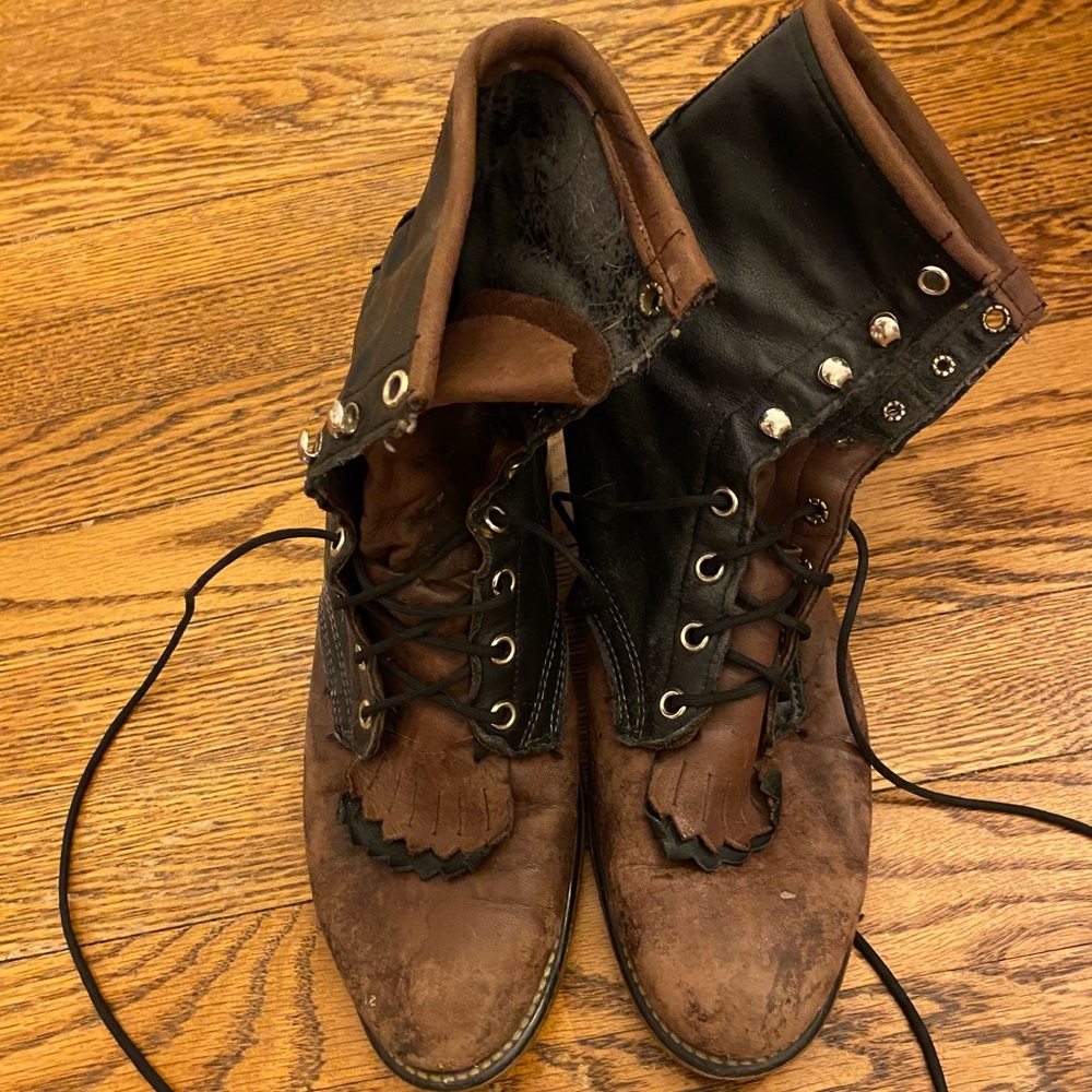 Vintage Laredo Lace Up Boots